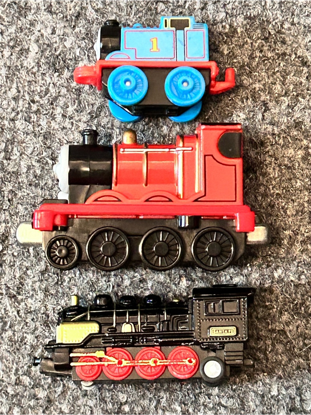 Vintage Soma Micro Die Cast Train and Thomas and Friends Train Cars